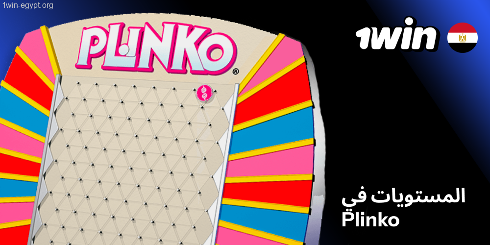 درجات المخاطرة في Plinko 1win